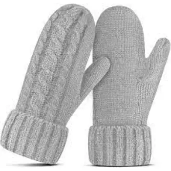 Womens Mittens Winter Thick Gloves
